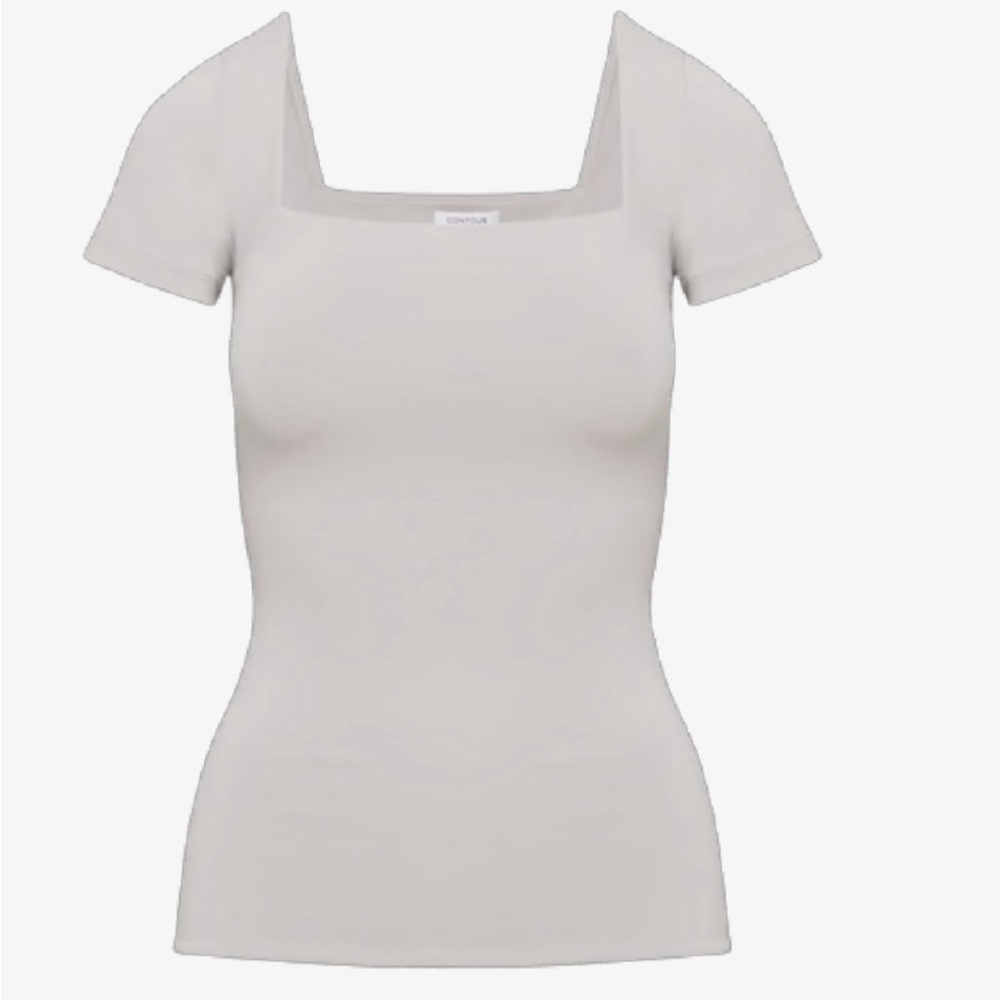 BNWOT Aritzia Square Neck Contour Top in Ashen